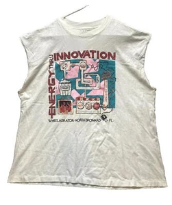 VTG Wheelabrator North Broward Shirt Adult Extra Large Single Stitch 90s Mens - Picture 1 of 9