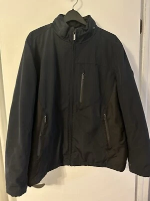 Chaqueta Tumi Tech Para Hombre Negra Carbón Talla XL Forrada Acolchada Aislada Cremallera Completa Foto 1 de 4