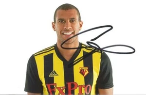 WATFORD: ETIENNE CAPOUE SIGNED 6x4 2018/2019 PORTRAIT PHOTO+COA - Picture 1 of 1