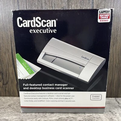 CardScan Executive Card Scanner by DYMO *NO POWER CORD* - Image 1 of 4