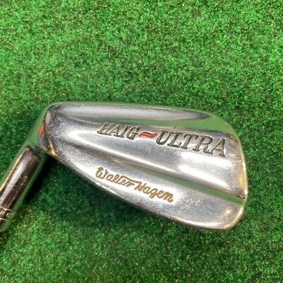 Walter Hagen Haig-Ultra Contour Suela 8-hierro Pro Flex R-flex acero Haig Grip LH Foto 1 de 4