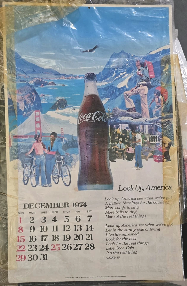 Vintage Coca-Cola 1975 13 Month Calendar! - Image 1 of 1