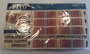 PECO Interior Kit for Kitmaster Coach no 14 -cut out card kit - OO gauge BNIB - Picture 1 of 3
