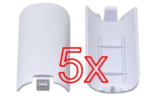 5 X Nintendo Wii Wii U Batterie Fach Abdeckung Akku Fach Deckel Klappe Weiß - Bild 1 von 2
