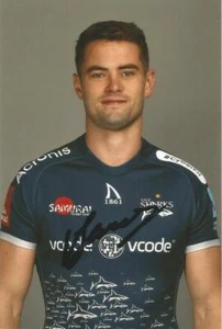 ANGEBOT HAIE RUGBY UNION: LUKE JAMES SIGNIERT 6x4 PORTRAITFOTO + COA - Bild 1 von 1