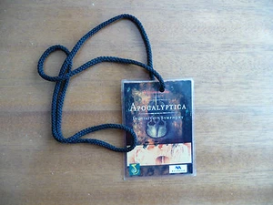 Apocalyptica Inquisition Symphony 25.06.1999 concert pass Backstage used rare - Picture 1 of 2