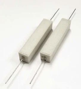 Lot of 2, 250 Ohm 25 Watt Wirewound Ceramic Power Resistors 25W (25W125) - Picture 1 of 1