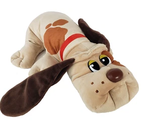 Hasbro Pound Puppies Puppy Stuffed Dog Animal Brown Spots 2019 Plush Toy Collar - Picture 1 of 10