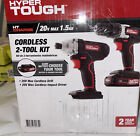 20V Max Lithium-Ion 3/8 Inch Cordless Drill & 1/4 Inch Impact Driver Combo Kit