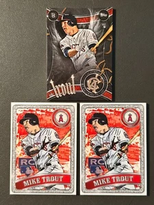 Mike Trout Project 2020 Lot of 3 - #51 + 2x #100 Ben Baller + Blake Jamieson - Picture 1 of 2