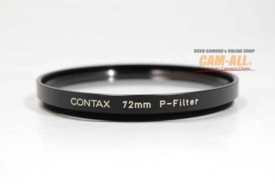 Contax 72mm 72 mm P Filter P-Filter **Near Mint** Condition - Image 1 of 4