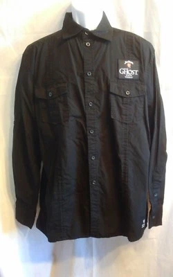 Jim Beam Black Button Front Shirt, L/S Size XL Jacob's Ghost White Whiskey - Image 1 of 4
