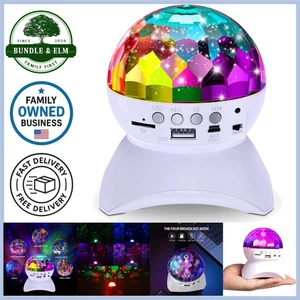 Disco Ball Party Light Show Speaker Wireless Bluetooth Colorful RGB Lights - Picture 1 of 9
