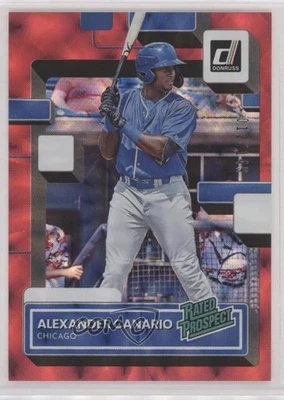 2022 Panini Donruss Rated Prospect Red /149 Alexander Canario #RP-12 - Image 1 of 2