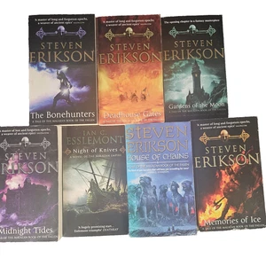 Steven Erikson 5 Paperback Bundle Malazan Book Of The Fallen Fantasy Job Lot - Picture 1 of 5
