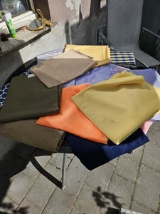 verschiedene Stoffreste Material- Mix Stoffpaket viel unbenutzt  - Bild 1 von 11