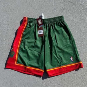 Herren Mitchell & Ness Seattle Supersonics NBA Swingman Shorts 95-96 grün XL - Bild 1 von 8