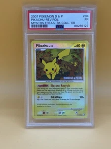 Pokémon Diamond & Pearl Mystery Treasures #94 2007 Pikachu Foil PSA - Imagen 1 de 3