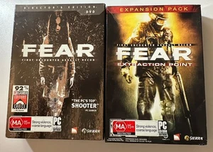 FEAR - PC Game (Director's Edition) & Expansion Small Box Complete π₯π¦πΊ CD ROM - Picture 1 of 6