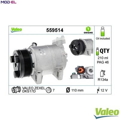 COMPRESSOR AIR CONDITIONING 559514 FOR INFINITI VK56VD 5.6L 8cyl QX80 SUV - Image 1 of 4