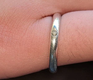 Tiffany & Co. Diamant Stapel Band Ring Peretti Silber 925 US Größe 6 2,6 Gramm - Bild 1 von 17