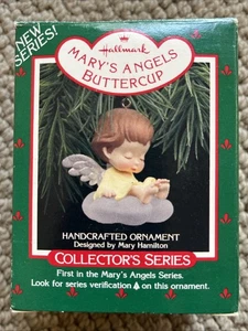 Vintage 1988 Hallmark MARYS ANGELS 1. in Serie BUTTERCUP Ornament Box enthalten - Bild 1 von 10