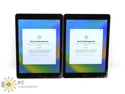 2x Apple iPad Pro 9.7" A1674 32GB/128GB (Space Gray) - A Is Remote Managed - Image 1 of 4