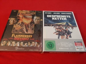 Gesprengte Ketten + Flammendes Inferno- 2 x McQueen Bluray Mediabooks  NEU/OVP - Bild 1 von 4