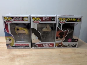 Funko Pop! Lotto 3 figurine assortite in vinile Yu-Gi-Oh Apex Wraith Crash Bandicoot - Foto 1 di 2