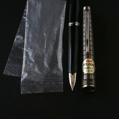 Pluma Estilográfica Pilot Namiki Elite Tapa Rejilla Inoxidable 14K EF Nuevo en Caja Probado Como Nueva con Bolsa Foto 1 de 4