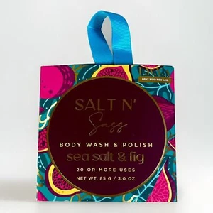 Body Wash & Polish - Sea Salt & Fig Salt N' Sass by LWYA 3 oz. Love Who You Are - Picture 1 of 3