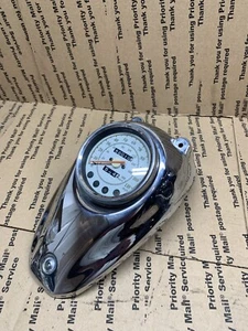 1998 Yamaha V Star 650 Classic Speedometer Speedo Cluster Tachometer BROKEN KNOB - Picture 1 of 15