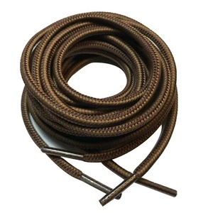 1 pair hiking round work boot shoe laces for 6 8 10 12 eyelets 38 40 54 60 63 72 - Picture 1 of 23
