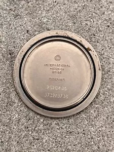 #1541 ORIGINAL IWC 3732 GEHÄUSE DECKEL CAL. 630 PORSCHE DESIGN SCHAFFHAUSEN - Bild 1 von 2