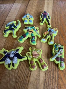 TMNT Teenage Mutant Ninja Turtles Set de 8 Piezas con Ventosas en la Espalda - Imagen 1 de 2