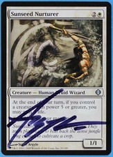 Sunseed Nurturer Shards of Alara NM Uncommon Artist Signed CARD (s1340) ABUGames