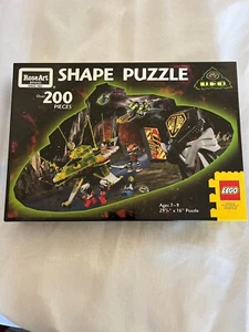 Brand New, Unopened, Lego Puzzle, Rose Art Brand, Shape U.F.O. Over 200 pieces - Picture 1 of 7