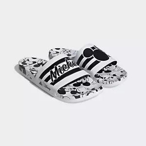 Adidas Adilette Comfort Mickey Mouse UniSex Slides (UK - 9) Brand New - Picture 1 of 13