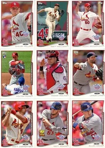 St Louis Cardinals 2014 Topps Eröffnungstag 12 Karten Team Set Yadier Molina Plus - Bild 1 von 2