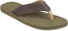 Realtree Casual Sandals / Flip Flops - Olive Green / Brown Camo Print Size 8/9