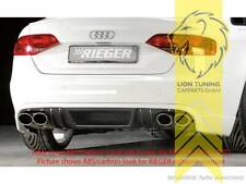 Rieger Heckansatz Heckspoiler Diffusor für Audi A4 B8 Limousine Avant nicht S Li
