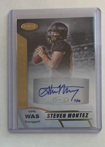 2020 Sage Aspire Steven Montez Rookie Autograph Gold Parallel Number 7 of 10 - Picture 1 of 2