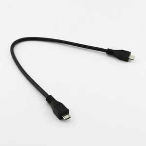 10x Micro 5 Pin B Male To Micro USB 5 Pin Male Data Adapter Converter Cable Cord - Picture 1 of 9