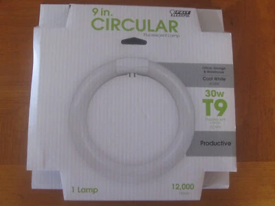 (6) Feit Electric FC9T9 9in Compact Fluorescent Circular Light Bulb 1 case - Image 1 of 3