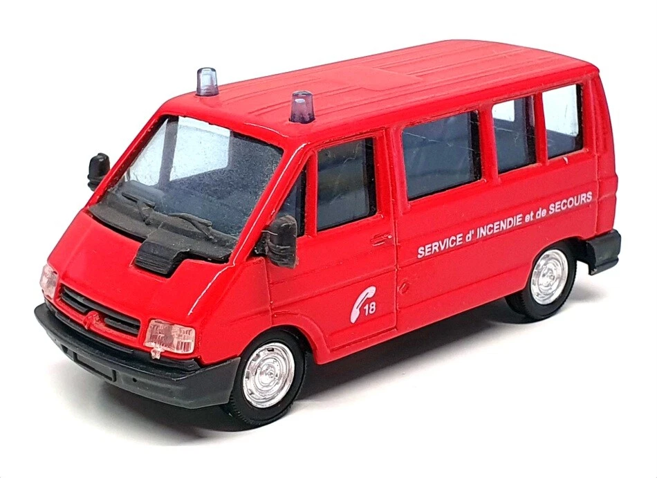 Solido Escala 1/50 2141 - Renault Traffic Bus Incendie et de Secours Fire - Rojo Foto 1 de 4