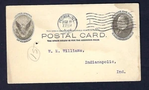 Postal c1906 McKinley, Peoria, Illinois, usada - Imagen 1 de 2