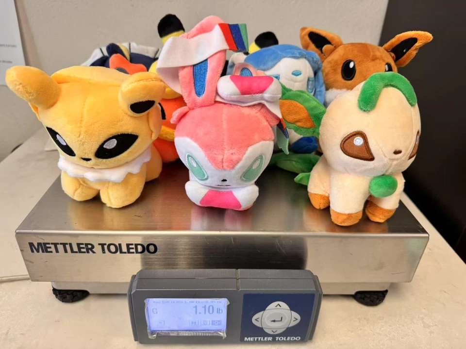 pocketman PCS Eevee Evolutions Plush Set of 9 - Limited Edition Plushie Set - Image 1 of 4