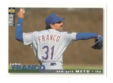 JOHN FRANCO New York Mets 1995 Upper Deck Baseball Card B45