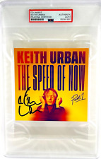 KEITH URBAN Signed Auto Slabbed Encapsulated "The Speed Of Now" CD Cover PSA DNA