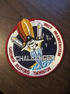 NASA STS-8 Challenger Space Shuttle Program patch grande - Foto 1 di 2